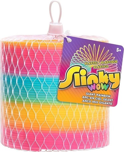 Slinky the Original Walking Spring Toy, Plastic Rainbow Giant Slinky - Picture 5 of 5