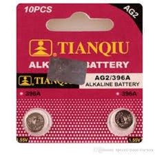 2 x TIANQIU AG2 396 SR726SW SR59 Button Battery Brand New