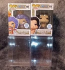Funko Pop One Piece Lot Portgas D Ace 1818 Emporio Ivankov 1906 w UV Protectors