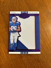 Darius Slayton 2019 Plates Patches Coverage Rookie Patch Auburn Giants /10 RC