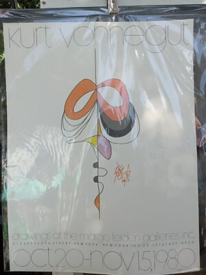 Kurt Vonnegut Orginal Poster Drawings at the Margo Feiden Galleries