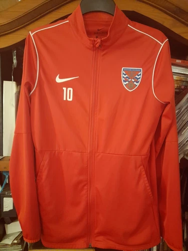 DAGENHAM AND REDBRIDGE FOOTBALL CLUB TRAINING JACKET PLAYER ISSUE #10 NIKE NEW M
