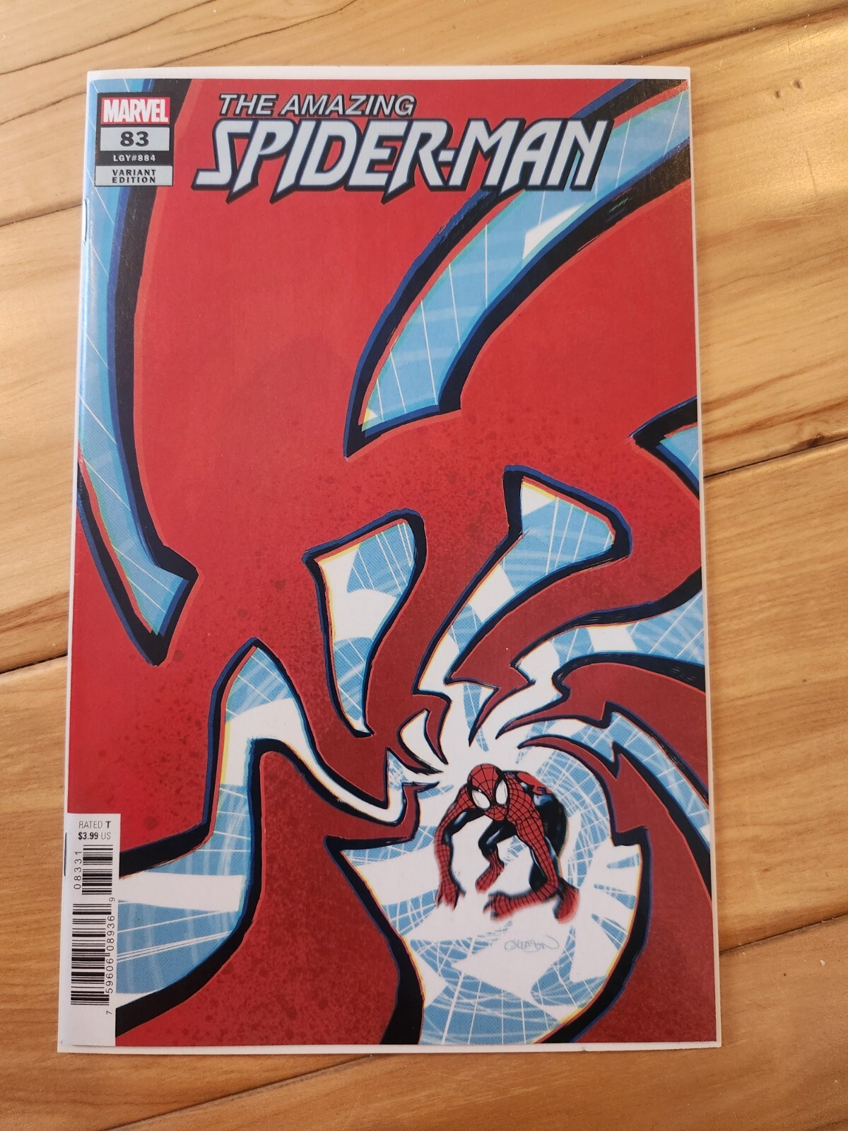 2022 AMAZING SPIDER-MAN 83C: PATRICK GLEASON VARIANT. HIGH GRADE 9.6.