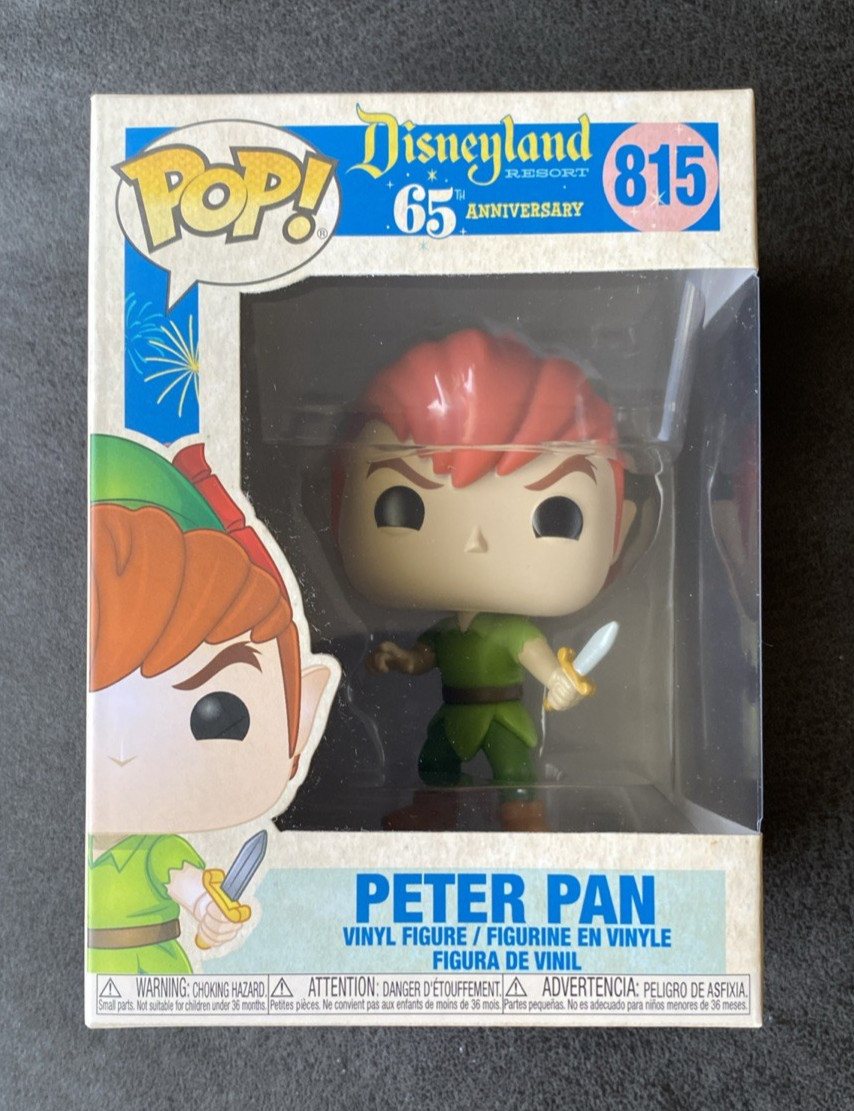 Sale Funko Pop Disneyland 65Th Anniversary Peter Pan #815 New