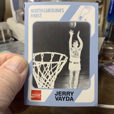1989  Collegiate Collection North Carolina's Finest  #127 Jerry Vayda Tar Heels