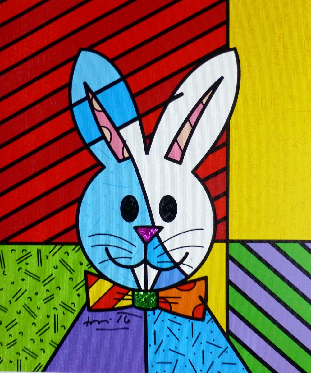 ROMERO BRITTO アート作品集 ART WORK by ROMERO BRITTO. SIGNED AND NUMBERED COLORFUL