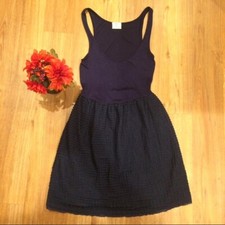 Urban Outfitters Pins And Needles Sleeveless Navy Blue Tank Dress Size Small
