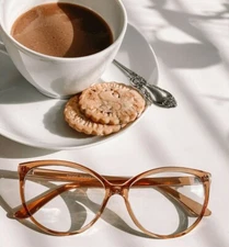  FOXY Women Eyeglasses CAT EYE Clear Lens Shadz  Glasses Oversized GAFAS Fashion