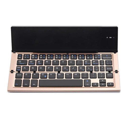Folding Bluetooth Mobile Phone Keyboard Rechargeable Wireless Keyboard - Picture 9 of 16