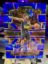 2023-24 Jalen Pickett Panini Select Concourse Blue Ice Prizm Rookie Card #68. rookie card picture