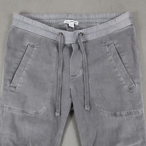 James Perse Soft Drape Pants Womens Size 0 Gray Modal Cotton Drawstring (28x27) - Picture 2 of 9