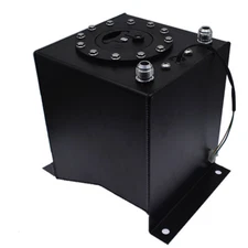 Labwork Fuel Cell Gas Tank+level Sender Racing Black Aluminum 2.5 Gallon/10L
