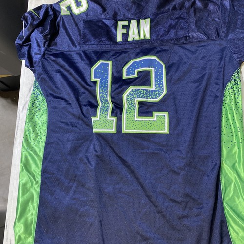 Nike NFLPlayers Seattle Seahawks Fan #12 Jersey Mens Sz 56 Superbowl - Picture 8 of 9