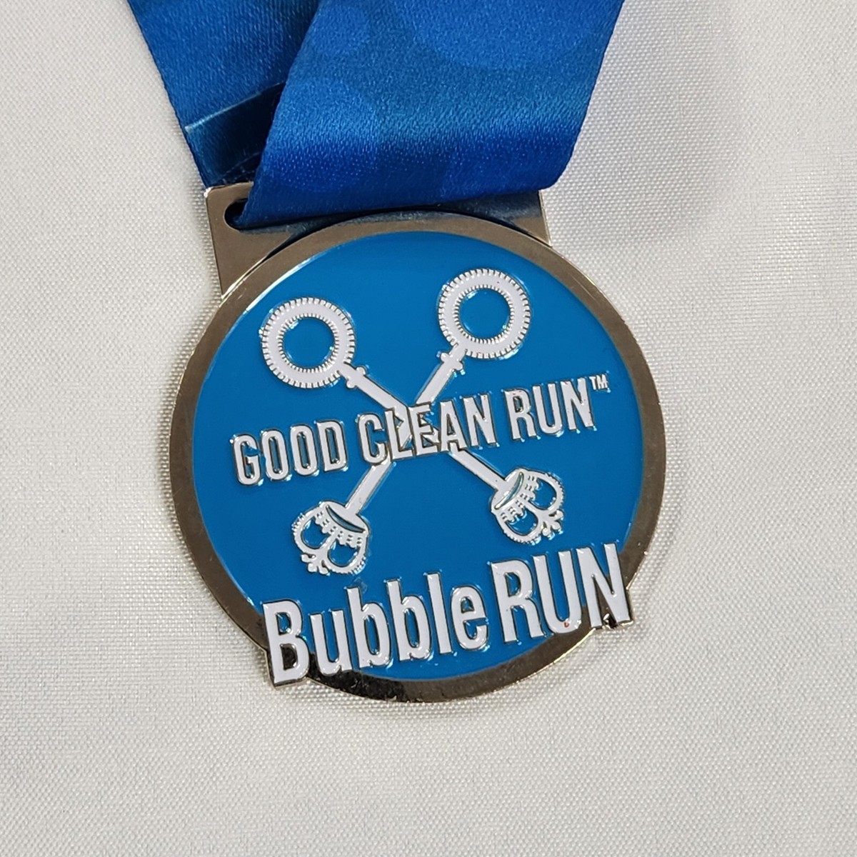 Bubble Run 5K Medal Award Medallion Fun Race Marathon Cool Events