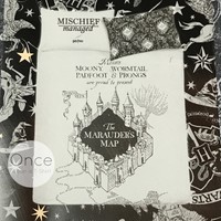 Primark Official Licensed Harry Potter Grey And Black Marauders Map Duvet Set Primark Official Licensed Harry Potter Grey And Black Marauders Map Duvet Set