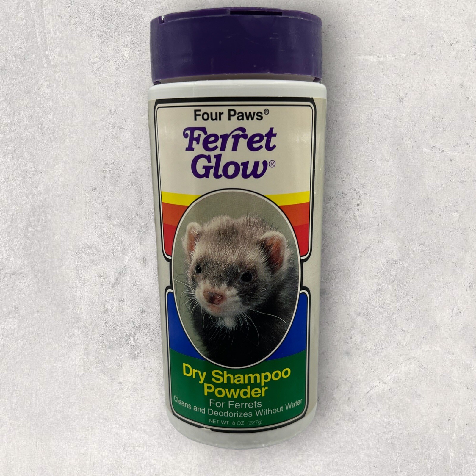 1 x Four Paws Ferret Glow Dry Shampoo Powder Cleans & Deodorizes 8oz