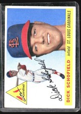 1954 Topps - #191 Dick Schofield (RC)
