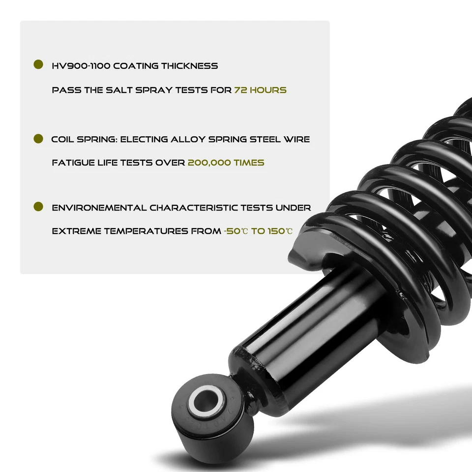 2x Conjunto completo de puntal y resorte helicoidal para Mitsubishi Galant 2004-2009 delantero Foto 4 de 4