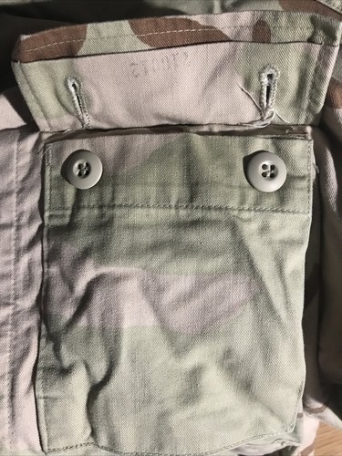 Vintage M65 Replica Desert Camo Canvas Military Jacket All Cotton Button Up Gr. M - Bild 8 von 12
