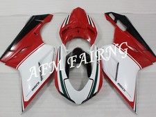 Kit carene carrozzeria stampo iniezione ABS tricolore per Ducati 848/1098/1198 07-12