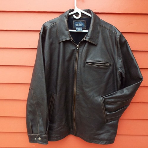CHEROKEE Dark Brown Distressed LEATHER 