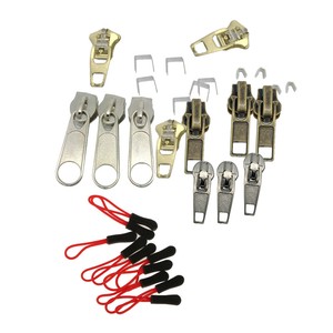 32Pcs Zipper Tab Replacement Repair Kit Fix Puller Mend Jacket Coat Trouser 32Pcs Zipper Tab Replacement Repair Kit Fix Puller Mend Jacket Coat Trouser