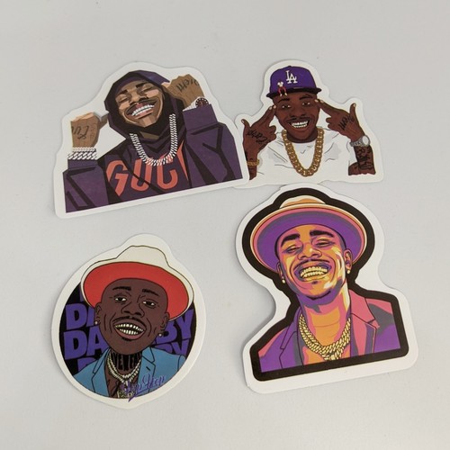 Lil Baby Set Of 4 Stickers Rap Hip Hop Rapper New - Picture 1 of 2