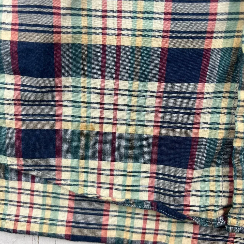 Camisa Jack Spade Warren Street New York Mediana a Cuadros Manga Larga Con Botones Hombres Foto 2 de 4