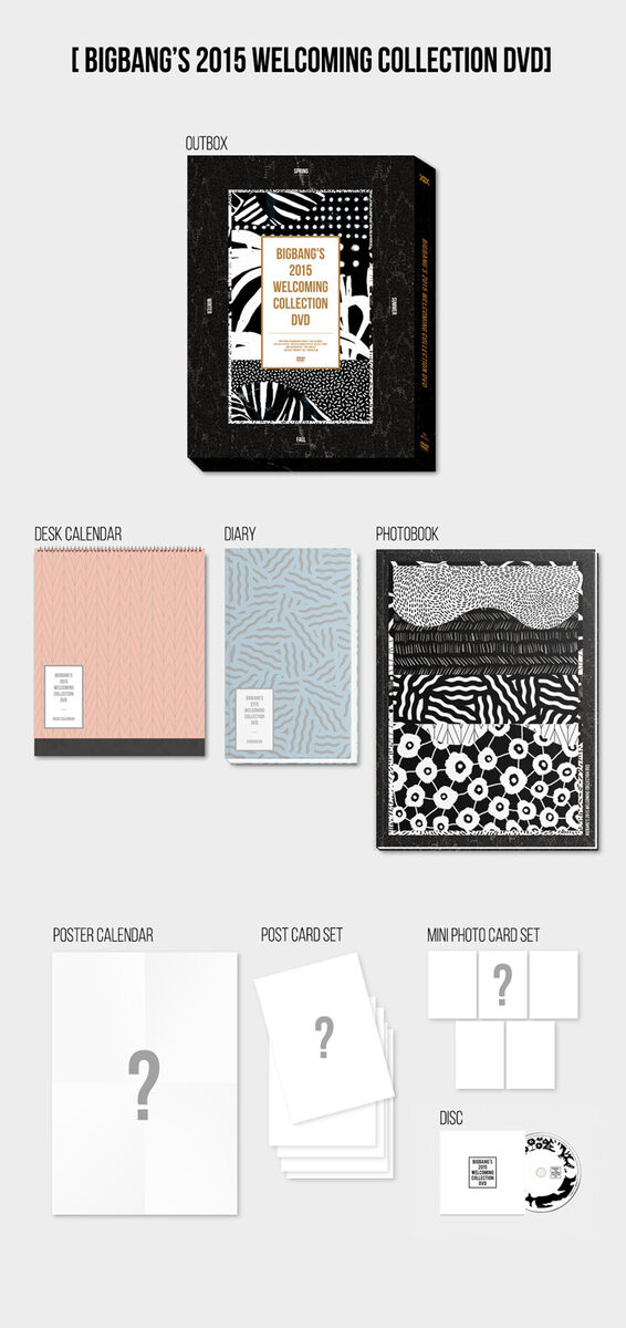BIGBANG BIGBANG's 2015 Welcoming Collection DVD K-POP PROMO BIGBANG BIGBANG's 2015 Welcoming Collection DVD K-POP PROMO