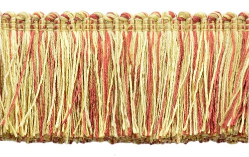 DecoPro 64 mm della Frangia Trim|Hot Chocolate, Cammello Beige, Gulf|Style # tfv025|Color: Oasis – vnt39 Yard (0,9 m = 91 cm/0,9 m/91,4 cm