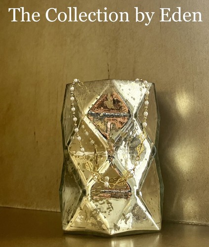 Lonna & Lilly Bracelet- Gold & White Pearl Chain Link with Leaf Charms - Picture 1 of 3