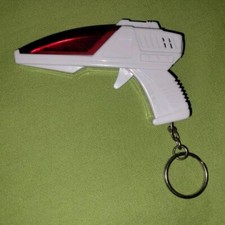 Vintage Laser Ray Gun Blaster Sci-Fi Space Keychain Key Ring Toy