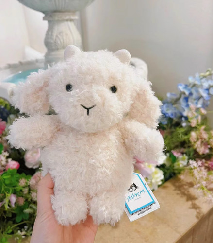 Peluche morbido Jellycat LITTLE GOAT CARINO divertente da collezione peluche fattoria nuovo con etichette - Foto 3 di 9
