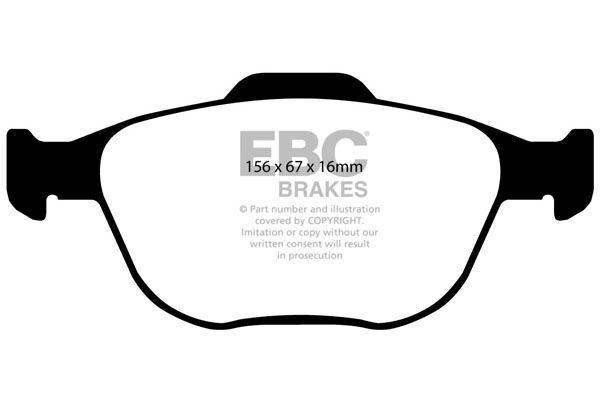 EBC DP51641NDX  Bluestuff Brake Pad Set