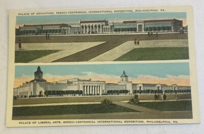 Vintage Postcard ~ 1926 Int. Expo Palace of Education~ Philadelphia Pennsylvania