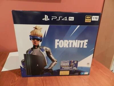 Ps4 Pro Black 1tb Fortnite 2000 V Bucks 5 Games - 