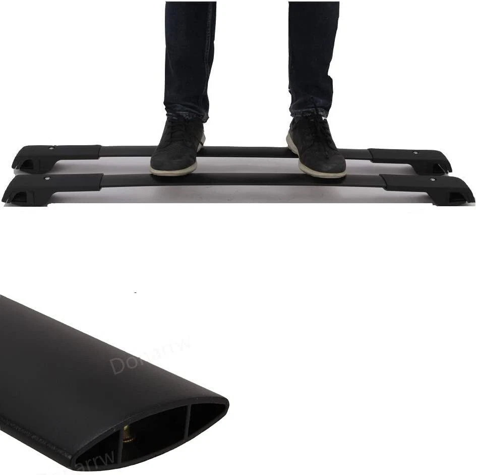 Portaequipajes barra transversal riel portaequipajes 2P para Nissan Pathfinder 2013-2022 Foto 4 de 4