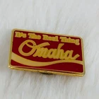 Vtg Omaha Nebraska Coca Cola Coke Logo Souvenir Enamel Lapel Pin