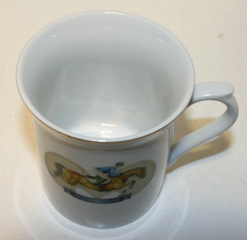 Taza de porcelana Equestrian Cesky República Checa 25 aniversario carreras de caballos - Imagen 3 de 6