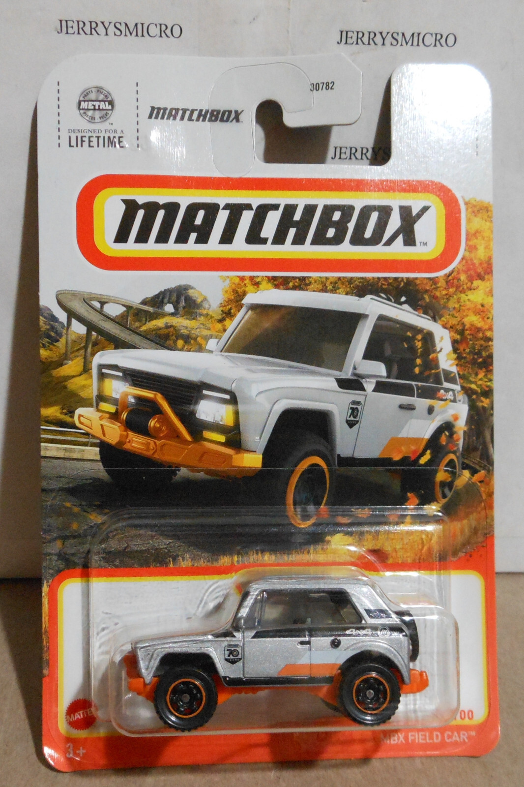 MATCHBOX 70 YEARS  COUNTRY SERIES  MBX FIELD CAR IN SILVER #62/100