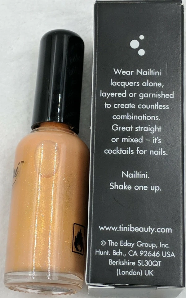 Esmalte de uñas Nailtini MANGO RITA #123 NUEVO EN CAJA 0,5 oz nuevo en caja tono naranja melocotón Foto 2 de 3