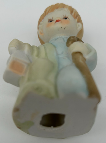 Weihnachten 7 Krippe Figur Lot ~ GEBRAUCHT ~ handbemalt Porzellan Biskus Statuen - Bild 14 von 23
