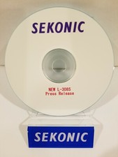SEKONIC L-308S light meter "PRESS RELEASE" CD ORIGINAL PRINT JAPAN 