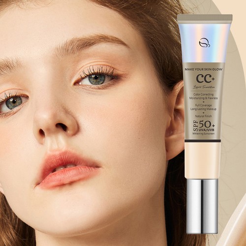 Crema CC con FPS 50 Hidratante 3 en 1 FPS 50 Protector Solar Base Corrector - Imagen 4 de 14