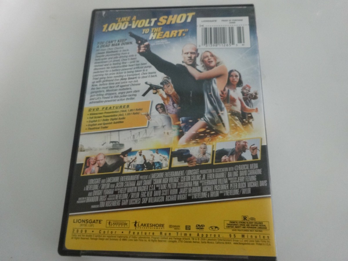 CRANK 2 HIGH VOLTAGE - JASON STATHAM - DVD 31398112655| eBay
