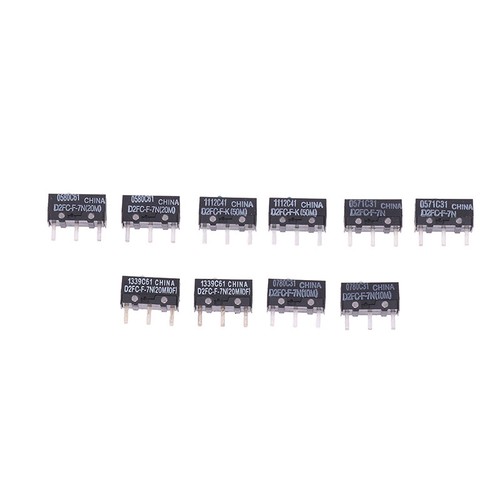 2Pcs Mouse Micro Switch D2FC-F-7N 10M 20M of D2FC-F-K(50M) -RZ D2F D2F-01F - Photo 3/15