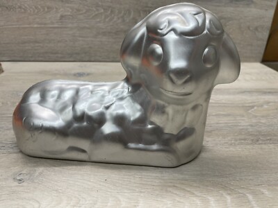 Vtg Wilton Cake Pan  Little Lamb  Easter Spring Holiday 3-D Mold 1974