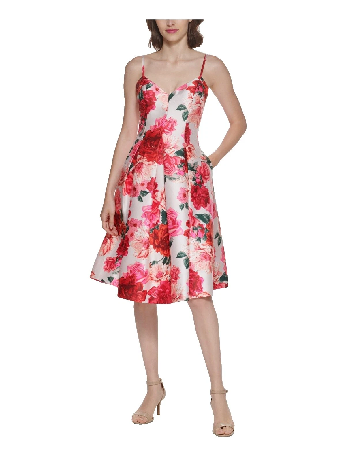 Vestidos florales Eliza J Formal para mujeres