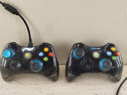 Xbox 360 Play Gaming Game Controller Lot of 2 - 1 wire Tested Works FREE SHIP