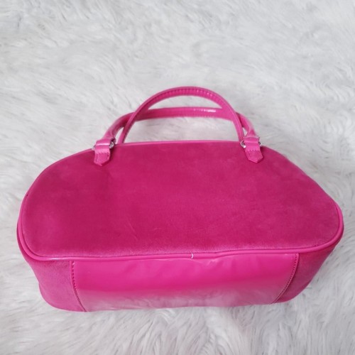 New Y2K PARIS  HILTON Pink Mini Bowler Satchel Purse - Bild 5 von 6